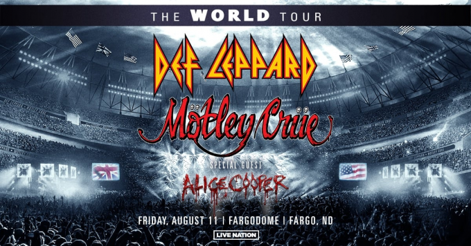 Def Leppard, Motley Crue & Alice Cooper at FargoDome